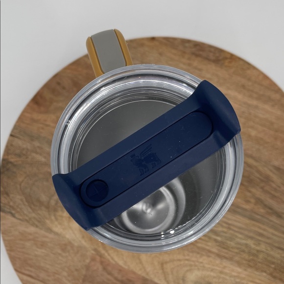 Stanley Mustard Color Insulated Stainless Steel Tumbler with Handle 40 Oz - Picture 3 of 10